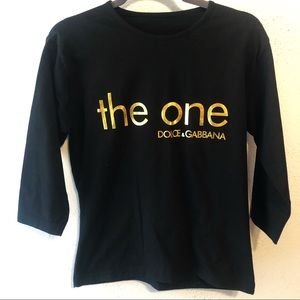 Dolce & Gabbana the one women’s black shirt m/l